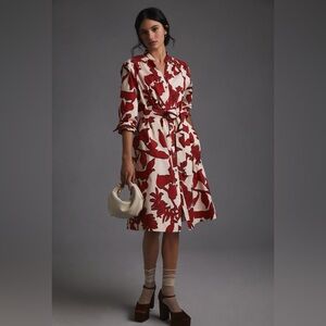 Maeve Printed Shirt Dress | XS